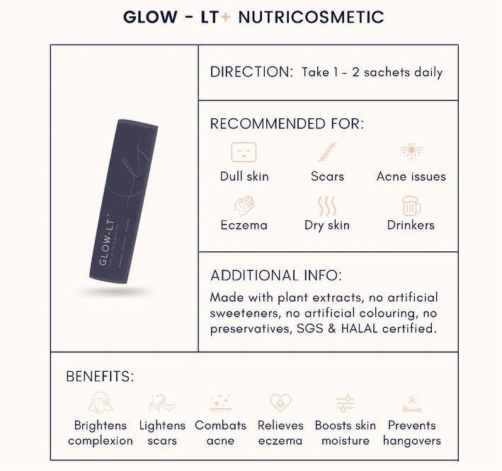 COLLEET GLOW LT+ BEAUTY SUPPLEMENT [30 SACHETS]
