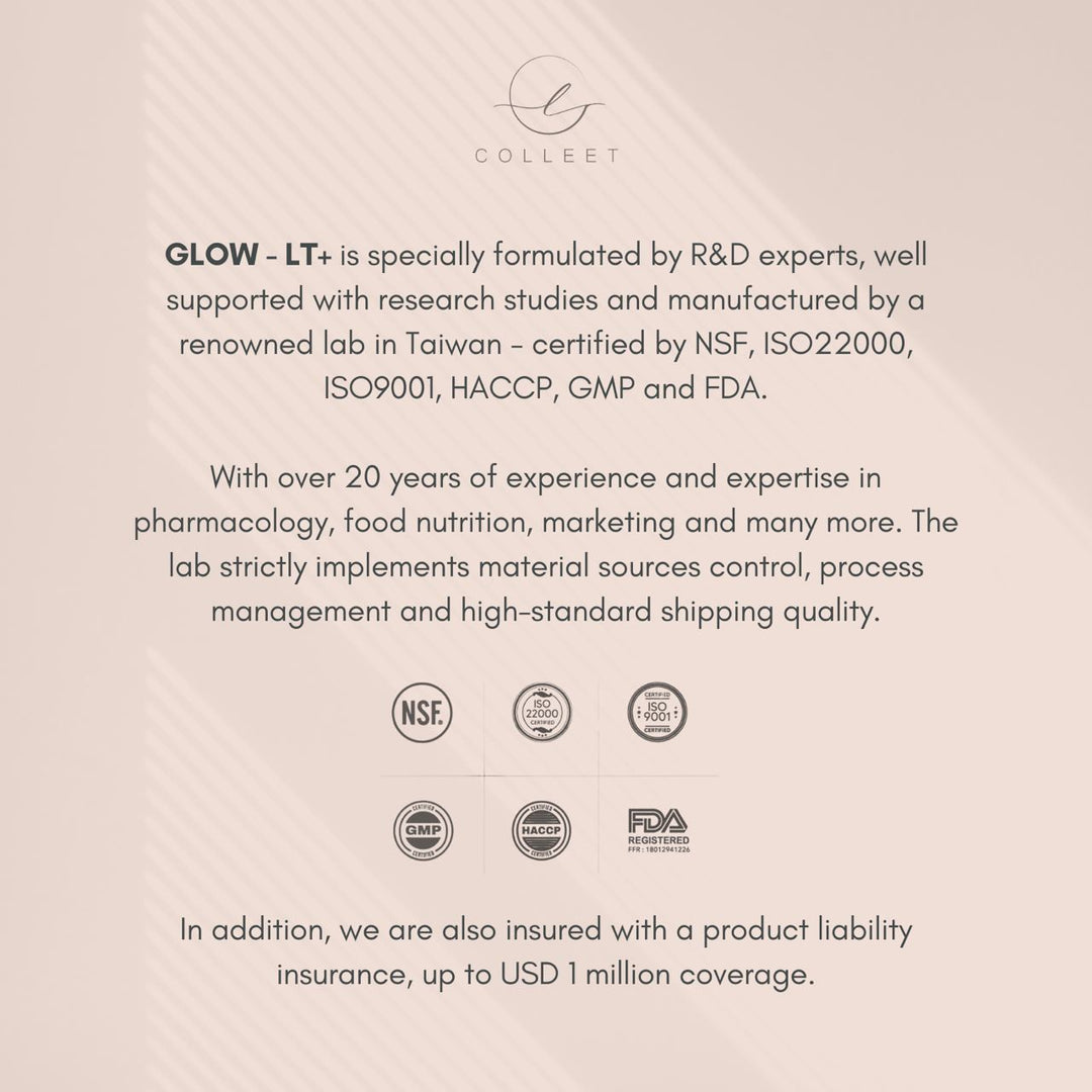 COLLEET GLOW LT+ BEAUTY SUPPLEMENT [30 SACHETS]