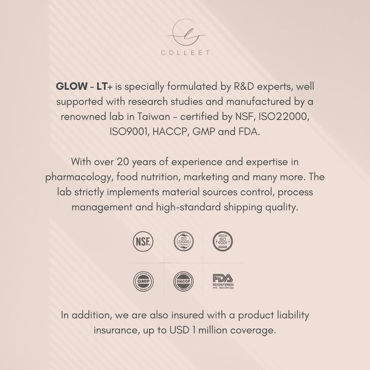 COLLEET GLOW LT+ BEAUTY SUPPLEMENT [30 SACHETS]